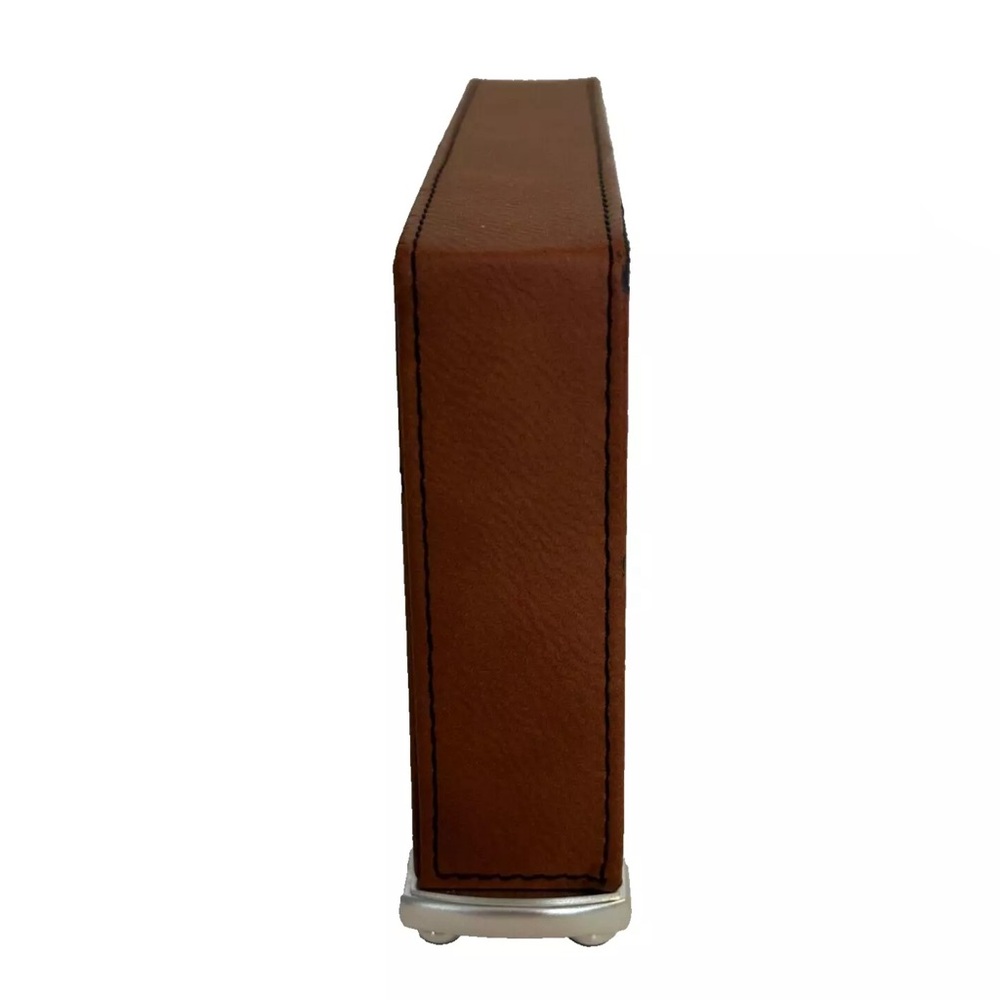 The BILLY GRAHAM Library 10 Year Anniversary Leather Bound Clock COLLECTIBLE - Picture 3 of 9